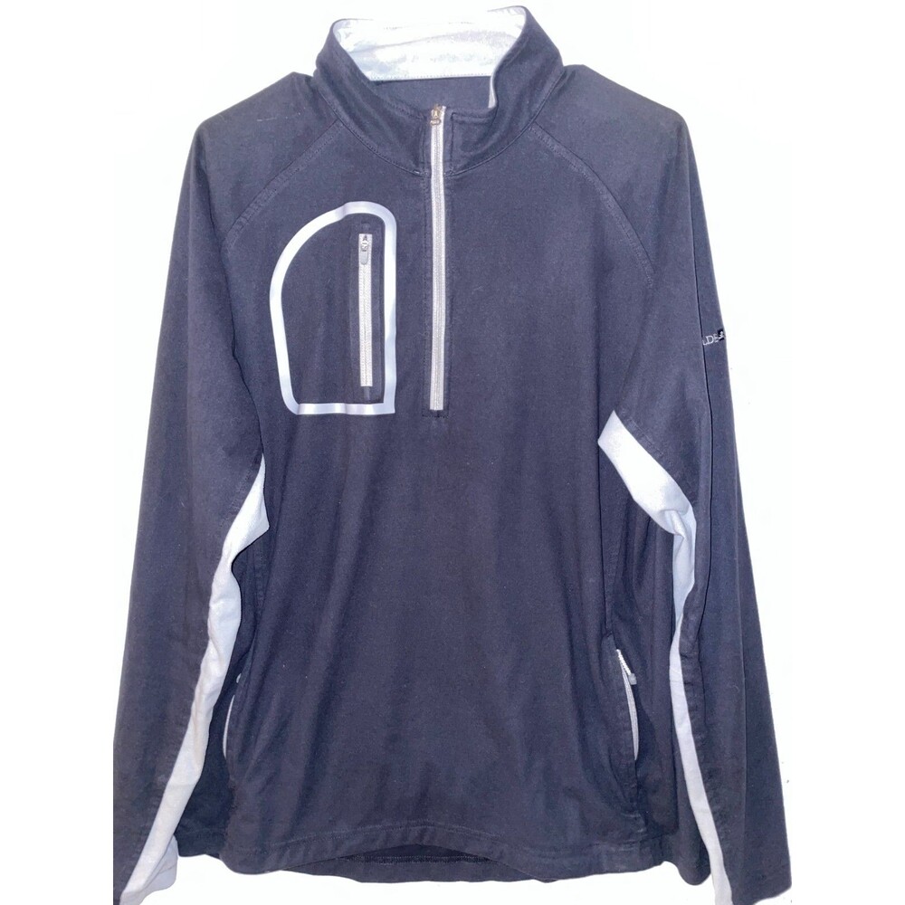 Peter Millar Men’s Hyperlight Weld Elite Hybrid Half Zip Size L Fleece Gray